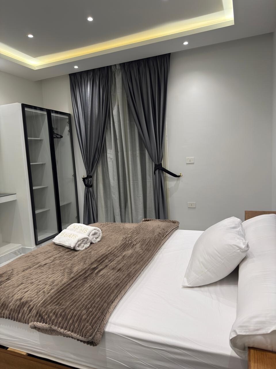 Master bedroom — wardrobe and dressing corner